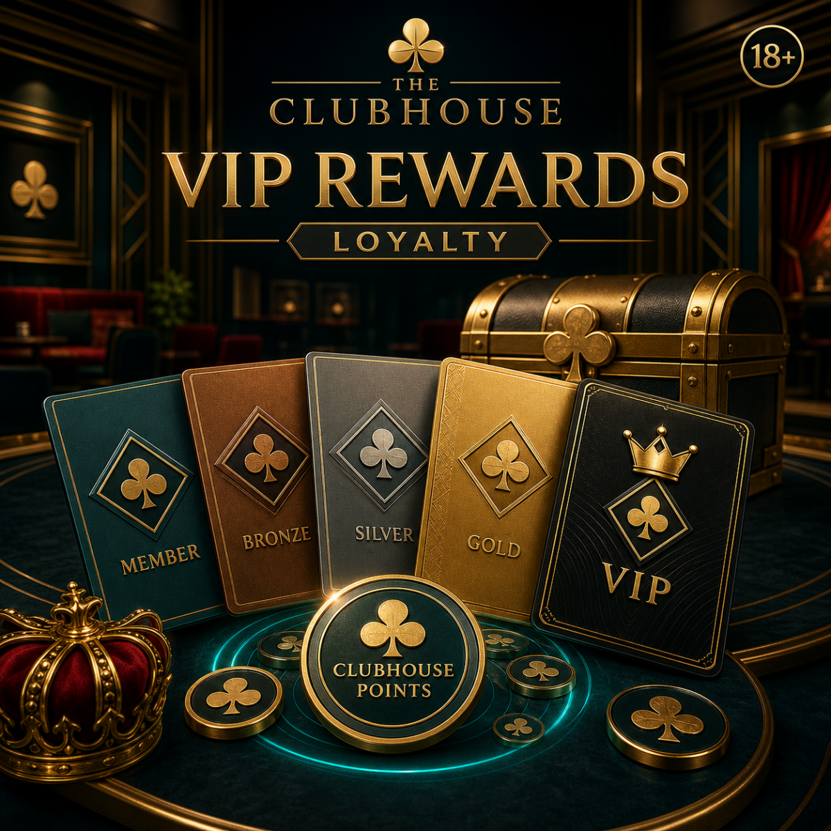 The Clubhouse VIP Club and Club Points rewards