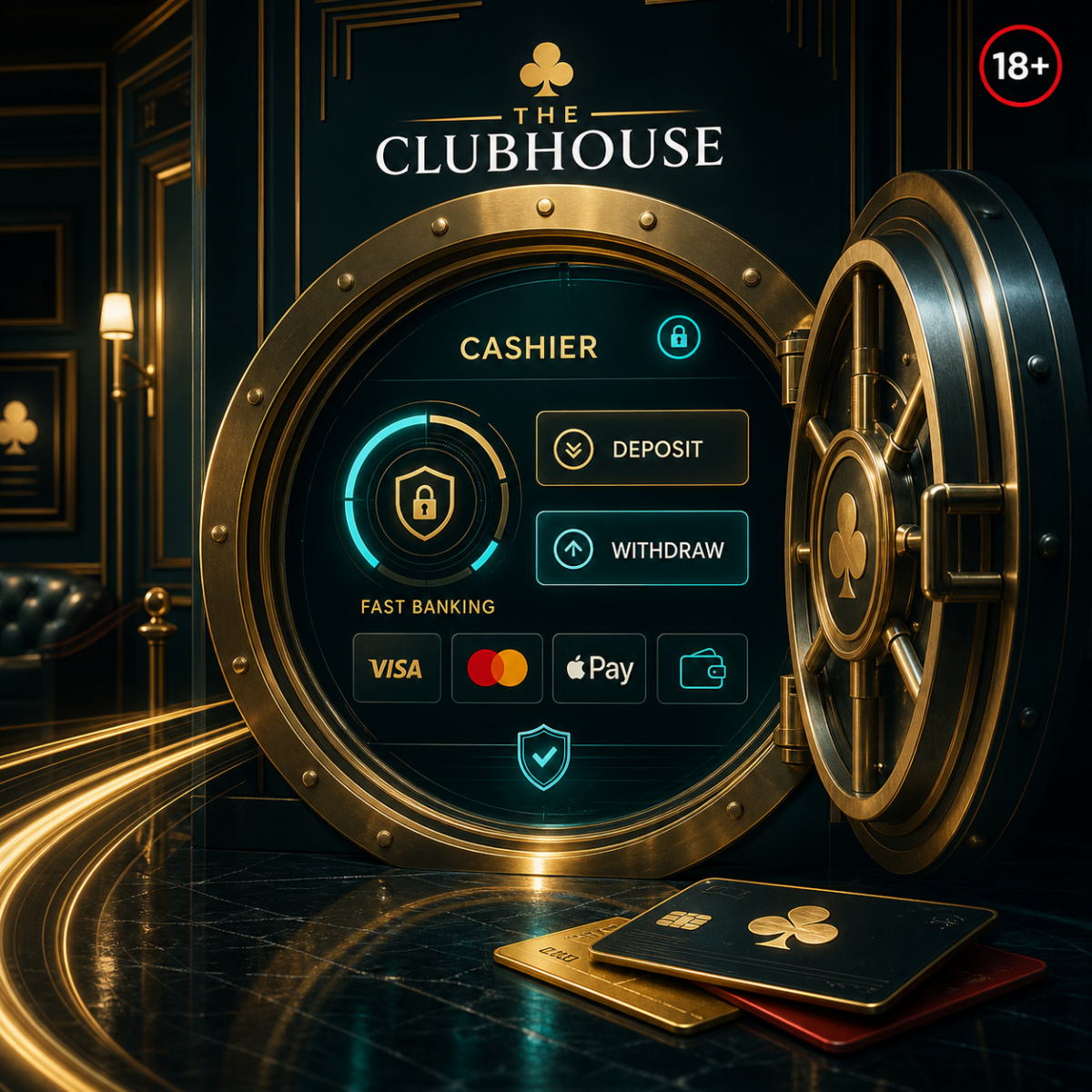 The Clubhouse banking with cards and crypto