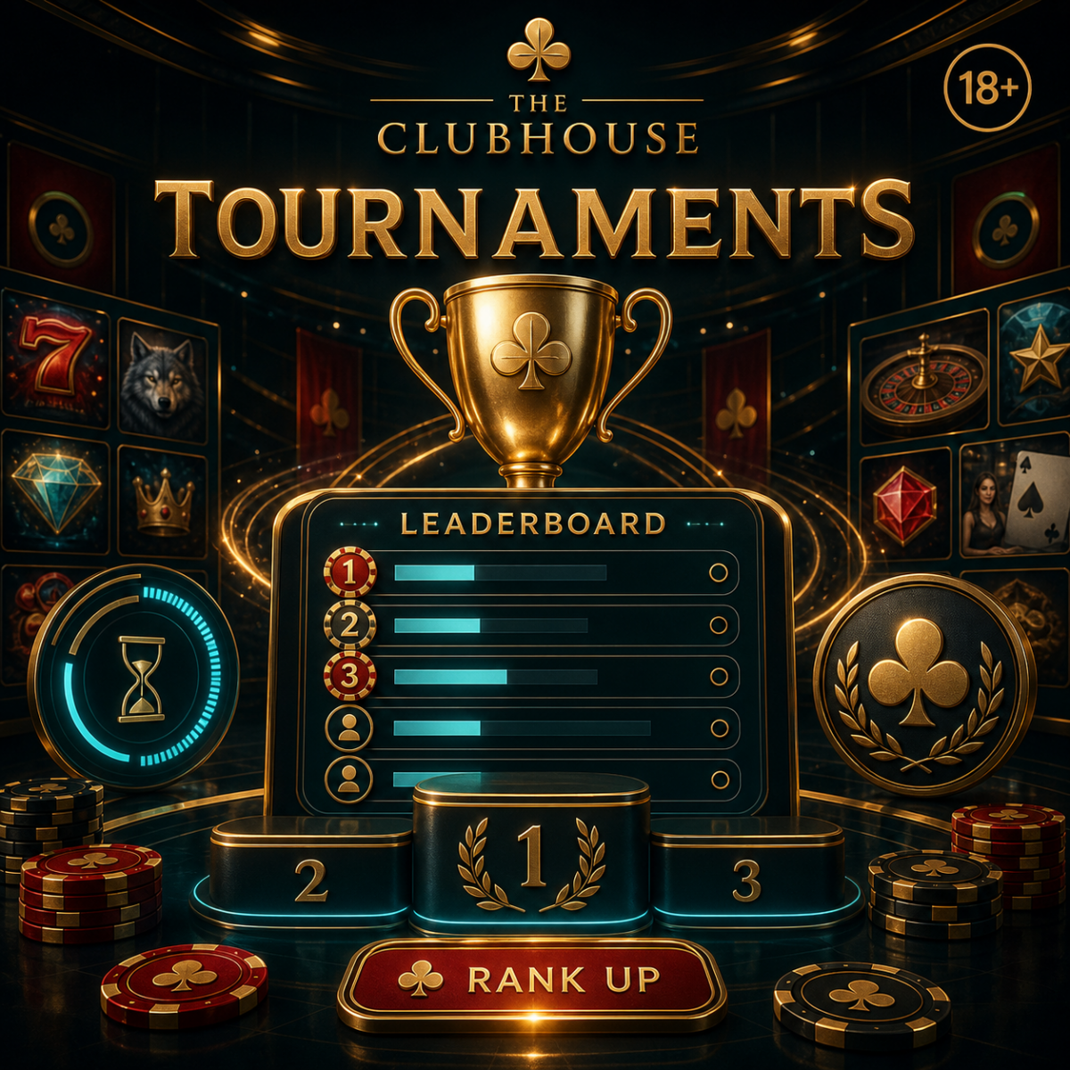 The Clubhouse tournaments and leaderboards